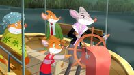Geronimo Stilton – Die Stiltons suchen in den Sümpfen nach den verschwundenen Lokalreportern.