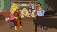 Die Simpsons – "Die Simpsons", "Das Mädchen im Bus." Während um Lisa herum wieder einmal alles im Chaos versinkt, fällt ihr Blick auf eine Oase stillen Glücks. Vom Schulbus aus beobachtet Lisa ein gleichaltriges Mädchen, das auf der Veranda Klarinette spielt. Wie sich herausstellt, ist Sam nicht nur musikalisch. Ihre ganze Familie entpuppt sich als sehr kultiviert! Lisa wähnt sich im siebenten Himmel, als sie von Sams Eltern zum Abendessen eingeladen wird. Um zu vertuschen, wie primitiv ihre eigenen Eltern sind, verstrickt sich Lisa alsbald in ein Meer aus Lügen.