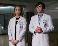 The Good Doctor – L-R: Dr. Morgan Reznick (Fiona Gubelmann) and Dr. Shaun Murphy (Freddie Highmore)