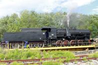 Mit dem Zug ... – Sie ist einmalig erhalten geblieben. Eine Franco-Crosti-Dampflokomotive mit seitlichem Schornstein.