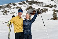 Silvia kocht – Silvia Schneider beim Langlaufen auf der Höhenloipe mit Armin Zwinz.