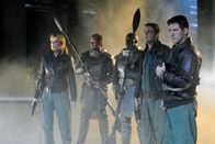 Stargate: Continuum – Carter (A. Tapping), Mitchell (B. Browder,r.) und Jackson (M.Shanks).