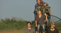 UFO-Jäger – Florida, USA: Erin Ryder, James Fox, Ben McGee und Jonny Cobbler auf einem Boot.