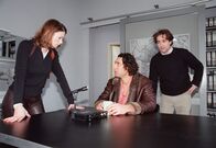 Kommissar Rex – (v.li.) Elke Winkens (Niki Herzog), Gregor Bloeb (Gustl Brunner), Alexander Pschill (Marc Hoffmann).