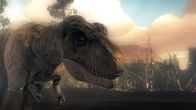Jurassic C.S.I. – CGI: The Tyrannosaurus Rex bears sharp teeth, perfect for its carnivorous feeding.