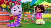 Dora – v.li.: Carlos, Isa, Boots, Dora