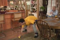 The Goldbergs – L-R: Barry Goldberg (Troy Gentile), Albert 'Pops' Solomon (George Segal)