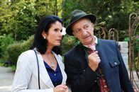 Sturm der Liebe – Doris (Simone Ritscher, l.); Pachmeyer (Philipp Sonntag, r.)