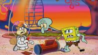 SpongeBob Schwammkopf – L-R: Sandy, Squidward, SpongeBob