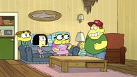 Big City Greens – l-r: Cricket Green, Tilly Green, Gramma Alice, Bill Green