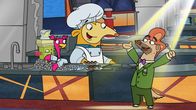 Doki – Begeistert probiert der Showmaster Ottos Sushi-Häppchen.
