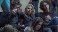 Devil's Diary – v.li.: Andy (Andrew Francis), Dominique (Alexz Johnson), Ursula Wilson (Magda Apanowicz), Craig (Tyler Boissonnault)