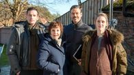 Der Usedom-Krimi – v.l.n.r.: Till Firit, Katrin Sass, Felix Herzogenrath (Regisseur), Rykke Lylloff