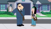 American Dad! – Stan (l.); Hayley (r.)