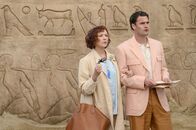 Tod auf dem Nil – Mutter und Sohn auf touristischen Pfaden: Annette Bening als Euphemia, Tom Bateman als Bouc