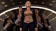 Teleios - Endlose Angst – L-R: Doctor Orson (Mykel Shannon Jenkins), Commander Linden (Lance Broadway), Iris Duncan (Sunny Mabrey), Chris Zimmer (T.J. Hoban), Emma Anderson (Christian Pitre)