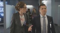 Bull – L-R: Dena Tyler as Liberty Davis and Freddy Rodriguez as Benny Benny Colón