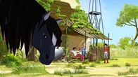 Lenas Ranch – Lena versteckt das Pferd und nennt es Mistral.