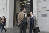 Bull – ÒThe SovereignsÓ Ð Bull mounts the defense of an idealistic state judge, Judge Duggan (Kelcy Griffin), whoÕs on trial for obstruction of justice after she helped a trial witness evade federal arrest in her courtroom. During voir dire, Benny looks for jurors who believe the law is open to interpretation and that Judge Duggan broke the law to uphold courtrooms as sacred spaces within the justice system, on BULL, Monday, April 13 (10:00-11:00 PM, ET/PT) on the CBS Television Network. Pictured L-R: Michael Weatherly as Dr. Jason Bull and Freddy Rodriguez as Benny Col--n Photo: David M. Russell/CBS