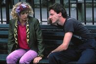 Susan ... verzweifelt gesucht – Roberta Glass (Rosanna Arquette, l.); Dez (Aidan Quinn, r.)