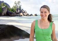 unterwegs – Moderatorin Wasiliki Goutziomitros auf den Seychellen