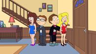American Dad! – L-R: Glitter, Steve, Snot, Honey