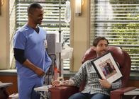 B Positive – Gideon (Darryl Stephens, l.); Drew Dunbar (Thomas Middleditch, r.)