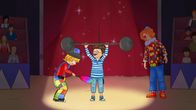 Meine Freundin Conni – Conni und Simon zeigen ihre Clownsnummer.