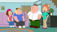 Family Guy – (v.l.n.r.) Meg Griffin; Chris Griffin; Peter Griffin; Lois Griffin