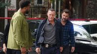 Chicago P.D. – Kevin Atwater (LaRoyce Hawkins, l.), Hank Voight (Jason Beghe, m.) und Patrick John Flueger (Adam Ruzek, r.)