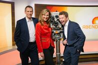 Abendschau – Moderatoren Roman Roell, Annette Betz, Christoph Deumling und Matthias Keller-May (Leiter Abendschau).