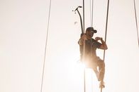 Der America's Cup - Das Ringen um die älteste Sporttrophäe der Welt – Mathieu Vandevoorde von Alinghi Red Bull Racing am 4. Juni 2024 in Barcelona, ​​Spanien.