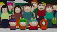 South Park – Vorne, l-r: Stan, Kyle, Eric, Kenny