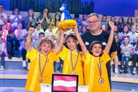 1, 2 oder 3 – So sehen Sieger aus. Das Team aus Altach/Österreich ist der Gewinner des Tages.