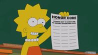 Die Simpsons – Setzt an der Springfield Elementary einen neuen Ehrenkodex durch: Lisa ...
