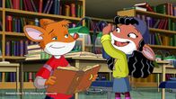 Geronimo Stilton – Ben und Pandora finden Hinweise auf einen legendären Jungbrunnen in einem alten Buch.