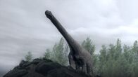 Jurassic C.S.I. – CGI: A titanosaur's long, long neck.