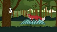 Unser Sandmännchen – Ein Fuchs reist auf einem fliegenden Teppich durch den Wald und trifft viele andere Tiere.