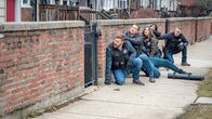 Chicago P.D. – L-R: Adam Ruzek (Patrick John Flueger), Jay Halstead (Jesse Lee Soffer), Kim Burgess (Marina Squerciati), Vanessa Rojas (Lisseth Chavez) und Hank Voight (Jason Beghe)
