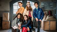 Die Pfefferkörner – Drehstart Die Pfefferkörner - 19. Staffel Die 13. Generation: Moritz (Jan), Leo (Charlotte), Hakim (Mads), Amy (Melody) und Jasina (Sophia)