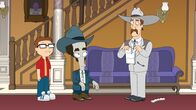 American Dad! – L-R: Steve, Roger, Big John Tanner