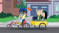 American Dad! – L-R: Roger, Jeff, Hayley