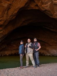 Das verschwundene Gold der Azteken – L-R: Gina, Daniel und Derrick Dillman