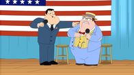 American Dad! – L-R: Stan, Mayor Alan Woodside