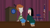 American Dad! – Roger (l.); Hayley (r.)