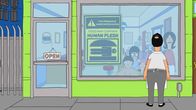 Bob's Burgers – L-R: Gene, Tina, Louise, Bob, Linda