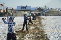 Hoagascht – Nachwuchs Training der Schnalzergruppe Viehhausen Jugend 2 in Viehhausen auf der Übungswiese