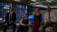 Bull – L-R: Dr. Jason Bull (Michael Weatherly) Benny Colón (Freddy Rodríguez), Marissa Morgan (Geneva Carr) , and Chunk Palmer (Chris Jackson)