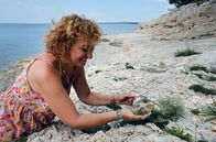 Zu Tisch ... – Marta Fazlic sammelt im Juni wilden Meerfenchel auf der Insel Losinj.