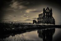Homes of Horror – Whitby Abbey in North Yorkshire taken near sunset